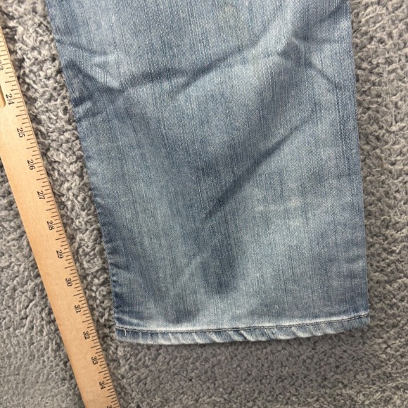 Buffalo David Bitton Light Blue Slim Straight Jeans - Picture 7 of 9
